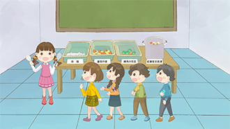 營養午餐打菜